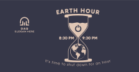 Earth Hour Glass Facebook ad Image Preview