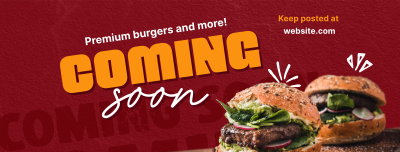 Burgers & More Coming Soon Facebook cover Image Preview