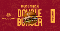 Double Burger Facebook ad Image Preview