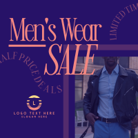 Men's Fashion Sale Instagram Post Design