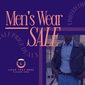 Men's Fashion Sale Instagram post Image Preview