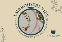 Embroidery Sale Pinterest board cover Image Preview