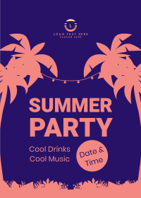 Summer Night Party Poster Image Preview