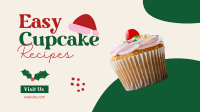Christmas Cupcake Recipes Facebook event cover Image Preview