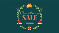 Christmas Wreath Sale Facebook Event Cover Design