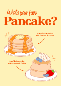 Classic and Souffle Pancakes Poster Image Preview