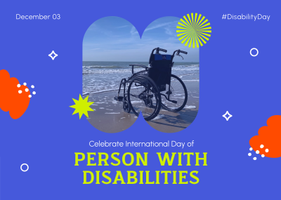 Disability Day Awareness Postcard Image Preview