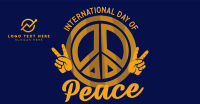 Peace Day Symbol Facebook Ad Design