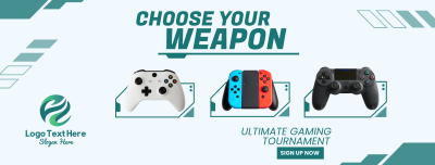 Choose your weapon Facebook cover