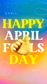 Happy April Fools Day Facebook Story Design