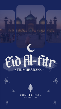 Modern Eid Al Fitr Instagram reel Image Preview