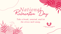 National Relaxation Day Facebook event cover Image Preview