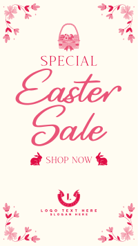 Easter Bunny Sale Instagram story Image Preview