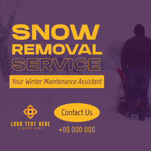Pro Snow Removal Instagram post Image Preview
