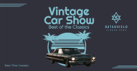 Vintage Car Show Facebook ad Image Preview