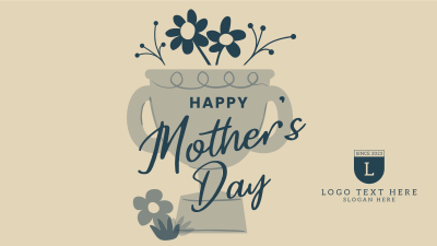 Mother's Day Trophy Greeting Facebook event cover Image Preview