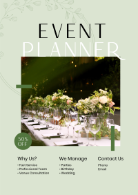 Organic Wedding Poster Image Preview