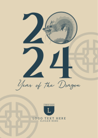 Dragon New Year Poster Image Preview