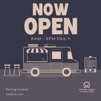 Food Truck Opening Instagram post Image Preview