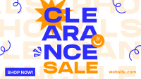 Clearance Sale Scribbles Facebook Event Cover