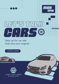 Car Podcast Flyer Design