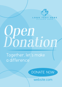 Together, Let's Donate Poster Preview