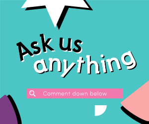 What Would You Like to Ask? Facebook post Image Preview