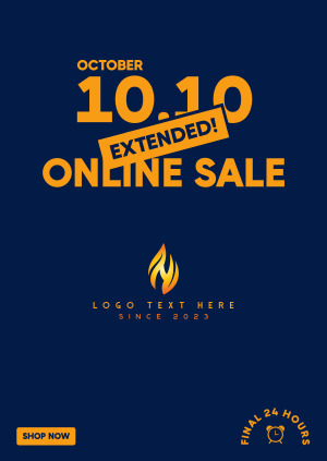 Extended Online Sale 10.10  Poster Image Preview