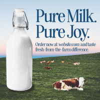 Retro Milk Produce Instagram Post Image Preview