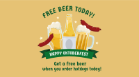 Cheers Beer Oktoberfest Facebook Event Cover Design