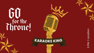 Karaoke King Facebook event cover Image Preview