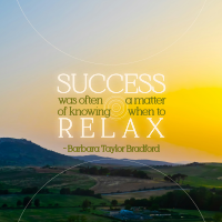 Relax Motivation Quote Instagram Post Design