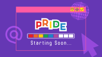 Pride Party Loading Facebook Event Cover Design