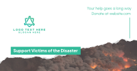 Fire Victims Donation Facebook Ad Design