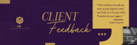 Elegant Real Estate Feedback Twitter header (cover) Image Preview