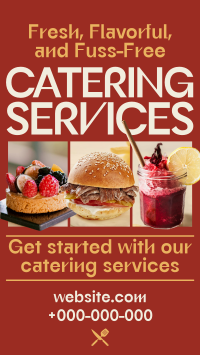 Modern Food Catering Services Facebook Story Image Preview