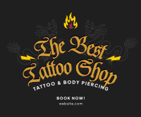 Tattoo & Piercings Facebook post Image Preview