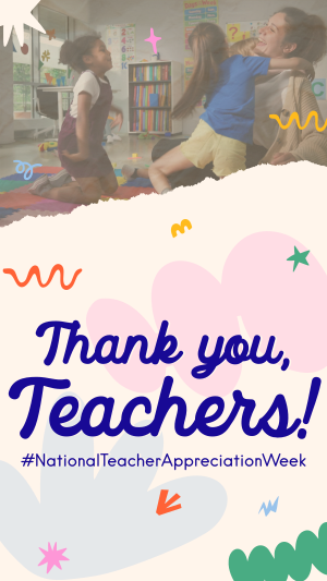 Teacher Week Greeting Instagram story Image Preview
