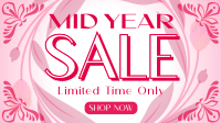 Mid-Year Sale Floral Facebook event cover Image Preview