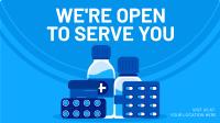 Pharmacy Opening Facebook Event Cover Design