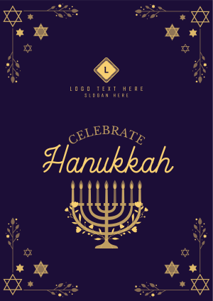 Hannukah Celebration Flyer Image Preview