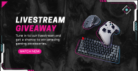 Livestream Giveaway Facebook ad Image Preview