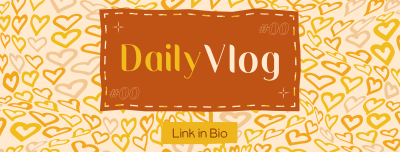 Hearts Daily Vlog Facebook cover Image Preview
