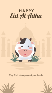Eid Al Adha Cow Facebook Story Design