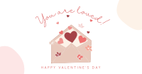 Valentine Envelope Facebook Ad Design