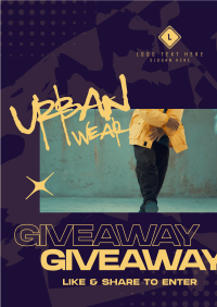 Urban Fit Giveaway Flyer Design