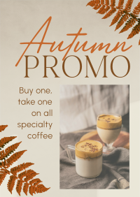 Autumn Coffee Promo Flyer Design