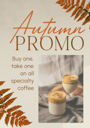 Autumn Coffee Promo Flyer Image Preview