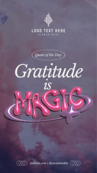 Metallic Magic Gratitude  YouTube short Image Preview
