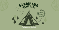 Weekend Glamping Rentals Facebook ad Image Preview